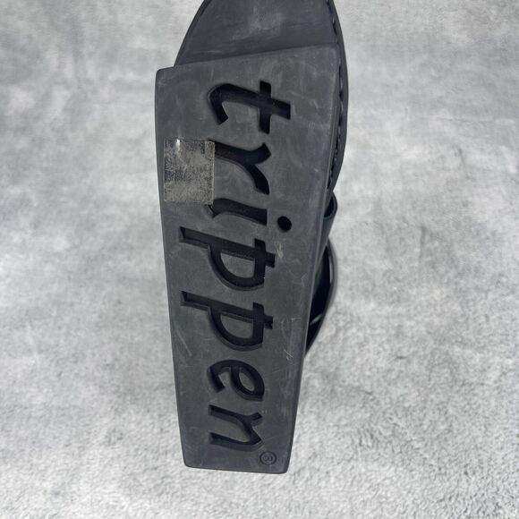 Trippen Leather Buckle Lune Boot Womens Sz 42 US10 Black AMPUTEE RIGHT BOOT ONLY - Picture 12 of 15